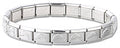 Gioielli Italy 9mm Dolphin Italian Charm Bracelet Stainless Steel