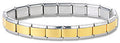 Italian Charm Bracelet Gold Center 9mm Stainless Steel